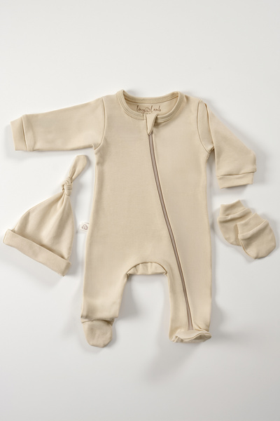 tinylamb Ben Vane Newborn Organic Baby Set - 3 Piece 0-3 Month Newborn Mini S...