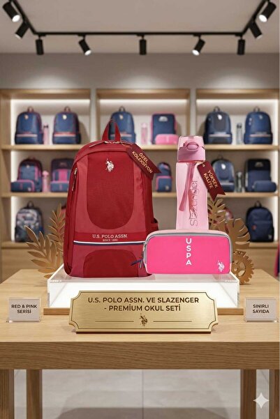 U.S. Polo Assn. Okul Sırt Çantası - Kalemlik Hediyeli