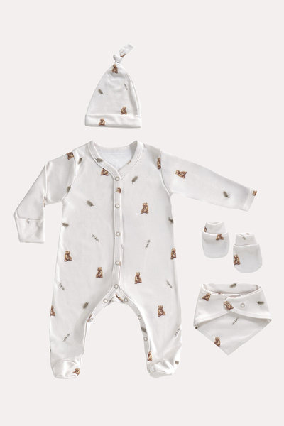 MAMA PADRE Asopardo Yenidoğan Mini Set - 4 Parça