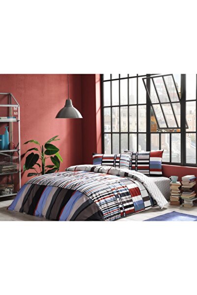 Taç Young Fashion Duvet Cover Set Foster Blue Double