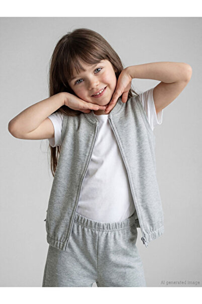LC Waikiki Esvab • Modern & Distinctive Zipper Closure Girls' Vest