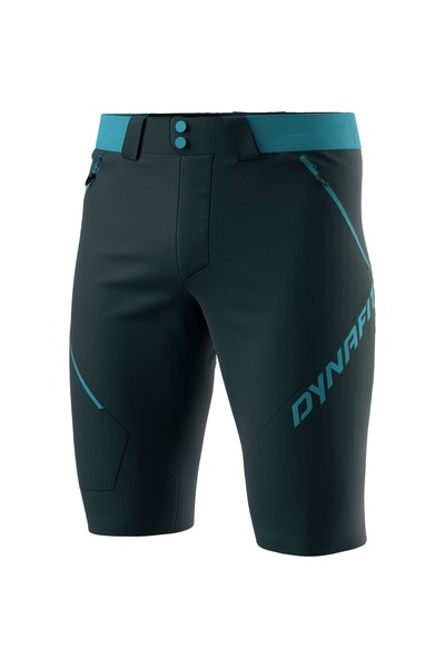 DYNAFIT Pantaloni scurti trekking barbati Transalper-Bleumarin/Turcoaz-S