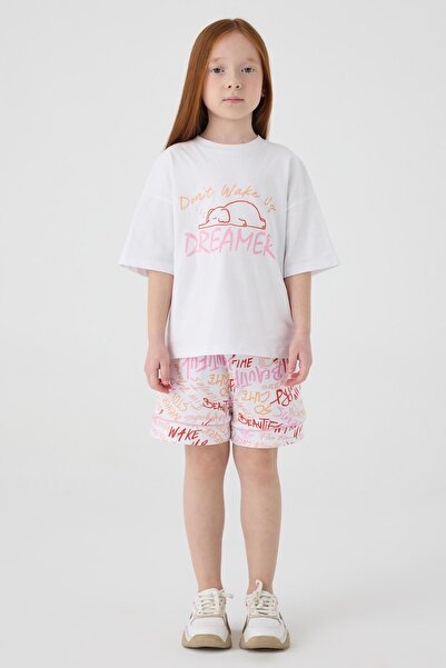 Tyess Σετ λευκών πιτζαμών για κορίτσια BG Store