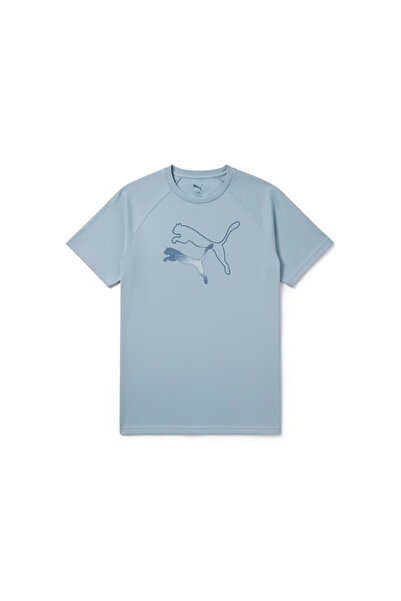 Puma Evostripe Graphic Tee Tshirt 69189647 - Mavi - XS