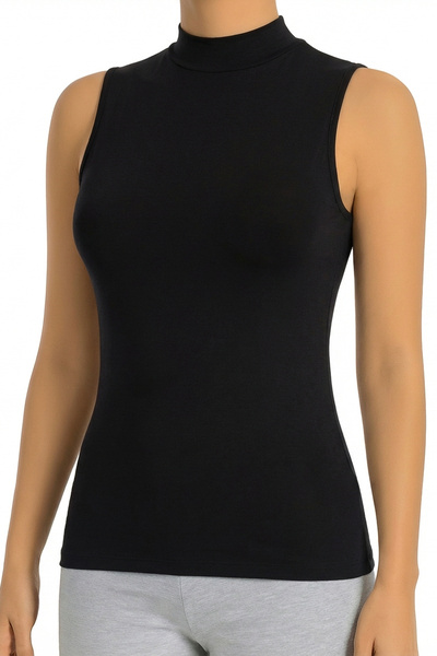 Öts Women's Athlete High Neck Zero Sleeve (96% Cotton - 4% Elastane)