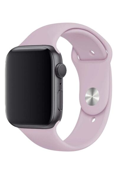Alstrap Apple Watch Seri 2/3/4/5/6/7/8/se 38mm-40mm-41mm Uyumlu Silikon Kordo...