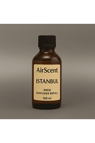 Airscent Çubuklu Oda Kokusu Yedek Refill – İstanbul (Oriental Woody Amber) 10...