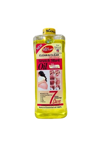 Veet Gold زيت علامات التمدد مع زيت الجوجوبا وزيت الكوزفود 1000 مل - زيت مرطب ...