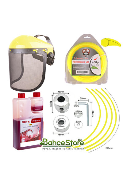 Greentech Benzin Motorlu Tırpan Aksesuar Seti Örümcek Başlık, Ayarlanabilir M...