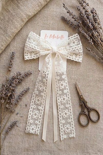 Le Mabelle Екрю автоматична катарама за момичета с флорален десен на вериги