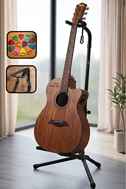 Lastvoice Gtr-01c Gitar Standı Sehpası Capo Pena Paketi