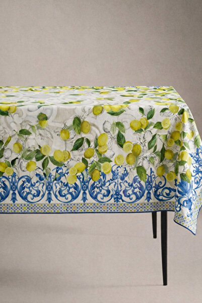 dekomall home & living Βαμβακερό τραπεζομάντιλο Lemon Garden-MSOR009