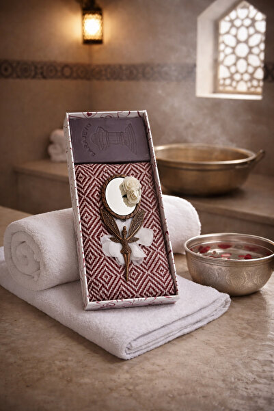 Hediye Hamamı El Yapımı Hamam Hediye Seti – Sabunlu , Havlu ve Dekoratif Magn...