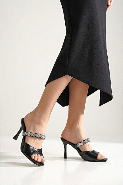 Gökhan Talay Luma Εύκαμπτη Μαλακή Αντιολισθητική Σόλα (8 εκ.) Μαύρο λουστρίνι...