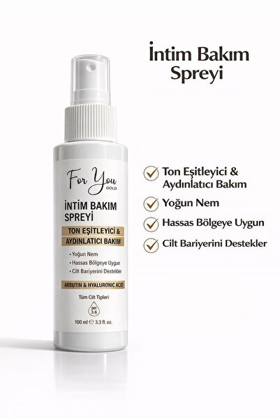 For You Gold İntim Bölge Ton Eşitleyici İnitim Bakım Spreyi 100 ml – Arbutin ...