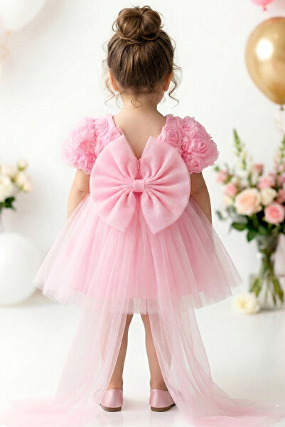 Baby Animals Baby Girl Girl Παιδικό πάρτι γενεθλίων Νυφικό φόρεμα με μπαλόνι ...