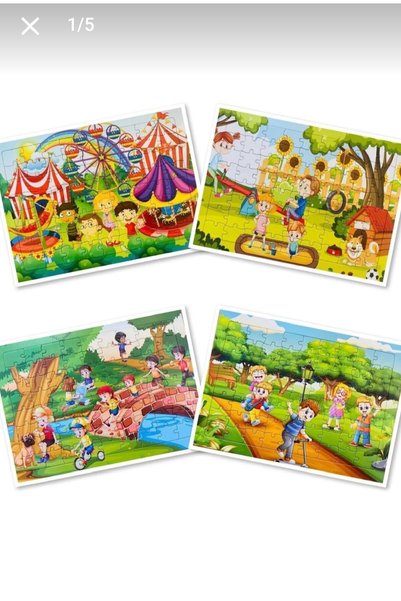Puzzle Yıldız Kardeşler dört adet seti(büyük boy)