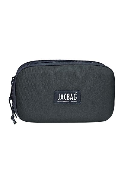 Jacbag DOUBLE COVER -ÇİFT KAPAKLI KALEM KUTU (Siyah)