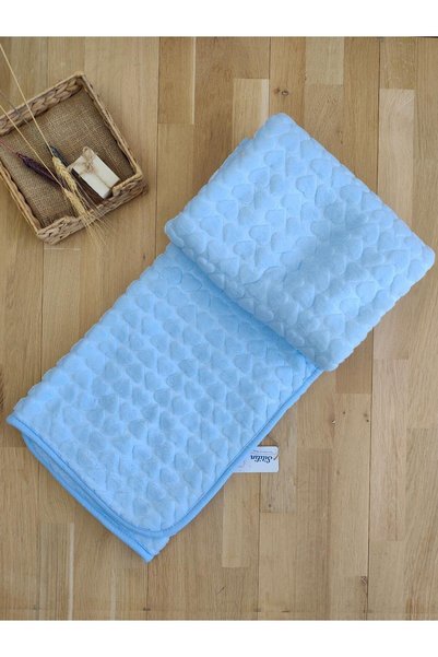 Sitilin Peluş Kalp Bebek Battaniyesi STL5052
