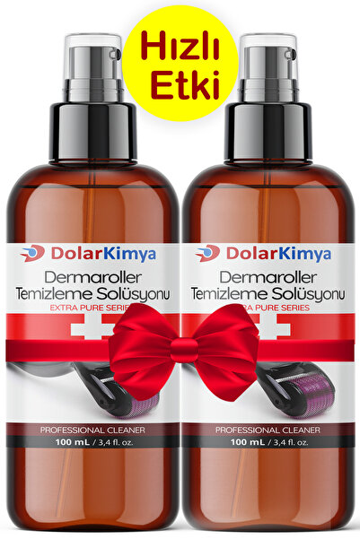 Dolar Kimya Dermaroller Temizleme Solüsyonu - 2x100 ml (Yeni Amber Şişe)