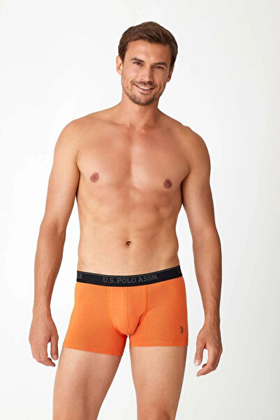 U.S. Polo Assn. Μονό ανδρικό πορτοκαλί μπόξερ 82014