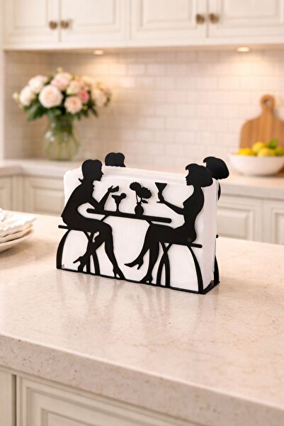 VENON  Sitting in Cafe Metal Napkin Holder Table Restaurant Coffee Shop Hotel...