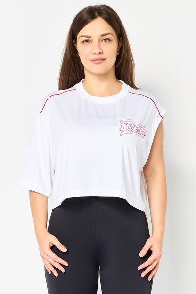 Puma Women Sportswear Fit One Sleeves Outdoor Crop Top, White