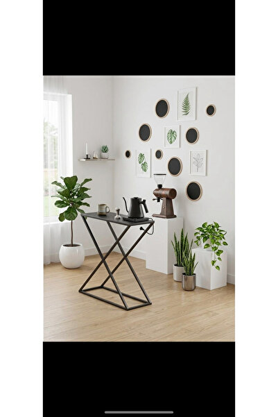 Generic صينيه تقديم ، طاوله تقديم طاوله جانبيه معدن ( طاولة تقديم) 90*70*35