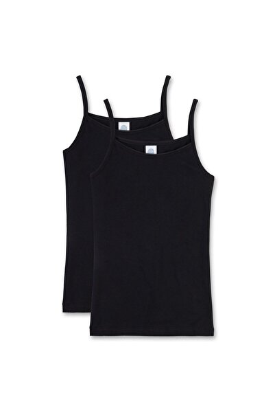 Sanetta Mädchen Unterhemd, 2er Pack - Shirt ohne Arme, Top