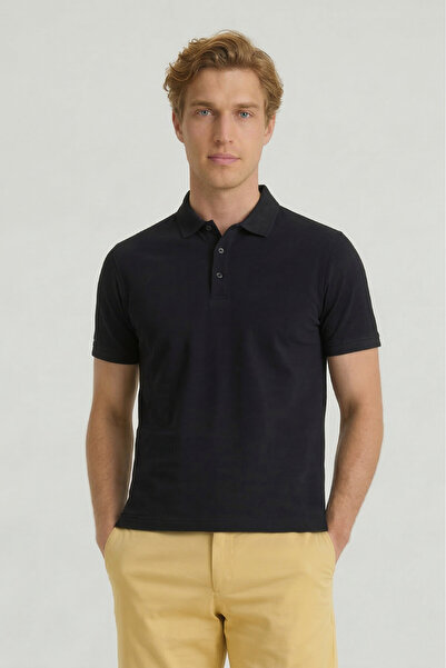 SMILE Conero Navy Blue Polo T-Shirt