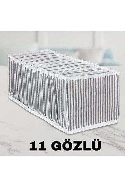 Eynel Υφασμάτινο συρτάρι 1 τεμαχίου με θήκες ακορντεόν, υφασμάτινο πτυσσόμενο...