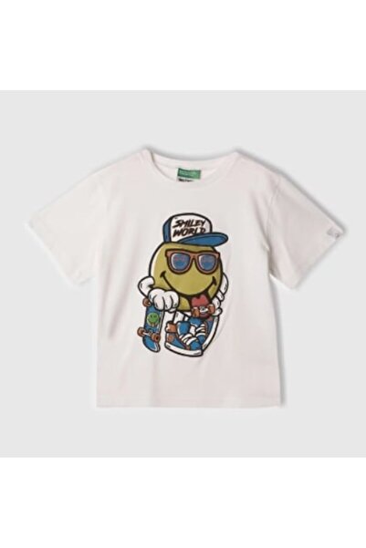 United Colors of Benetton Boy 3i1xg10ih smile t-shirt gkb0052