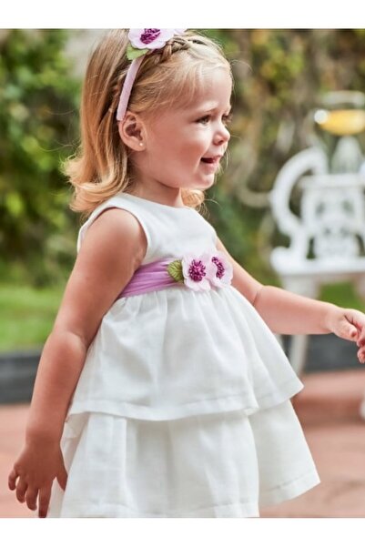 MAYORAL Baby girl 1911 white dress gkm0292