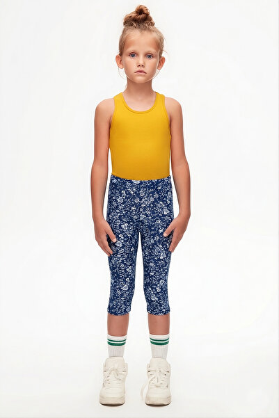 LOVETTI Midnight Garden Leggings cu model pentru fete Capri