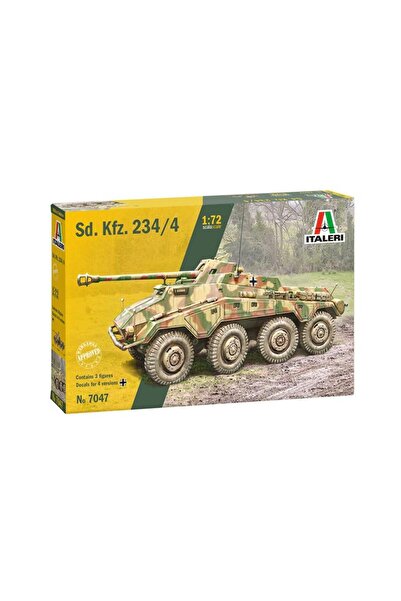 Genel Markalar Italeri 7047S 1/72 Ölçek, Sd. Kfz. 234/4 Zırhlı Araç, Plastik ...