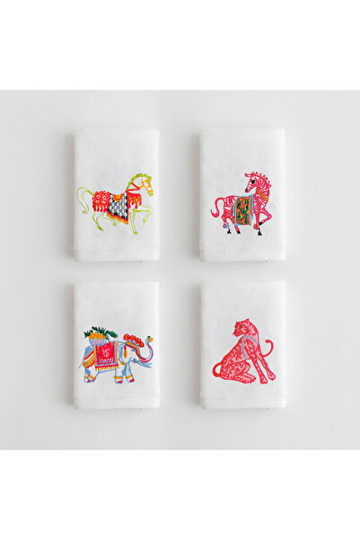 ge living Dekoratif Animals Desenli El Havlusu Seti (4 ADET)