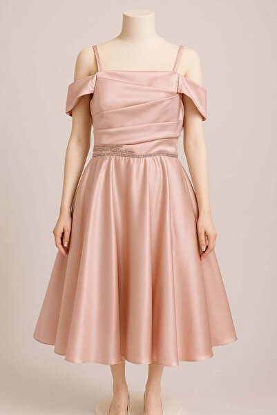 Miss Hely Girls Kids ΚΟΡΙΤΣΙ 3264 ΒΡΑΔΙΝΟ ΦΟΡΕΜΑ ΜΕ ΠΕΤΡΕΣ ΣΤΗΝ ΜΕΣΗ GKMH0034