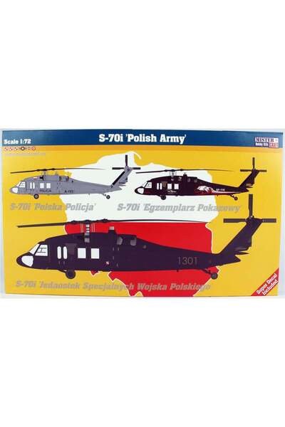 Genel Markalar F023 1/72 S-70i (Polonya Ordusu) Askeri Helikopter Plastik Mod...