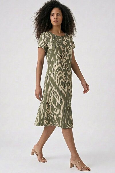 COTENCONCEPT Rochie de zi cu zi din bumbac pieptănat, fluidă, confortabilă