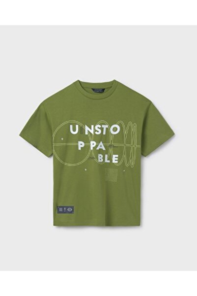 MAYORAL Ανδρικό νεανικό μπλουζάκι με στάμπα 6013 GKM0350