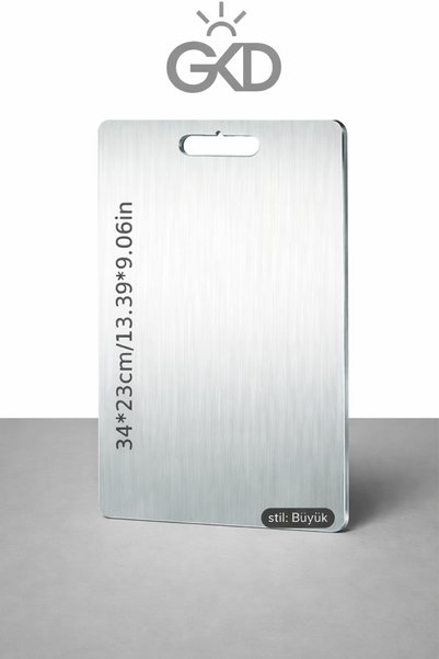 Güneş Krom Dekorasyon Gkd 2Pcs Top Quality Stainless Steel Cutting Board Hygienic, Durable Professional Kitchen Quality