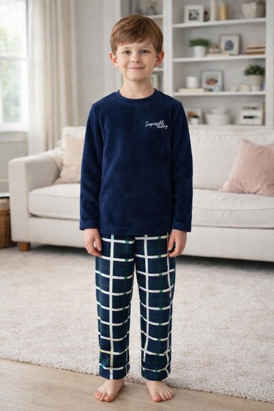 PİJAMERRY Αγορίστικη Πιτζάμα Πολάρ IMPOSSIBLE TK.GK240
