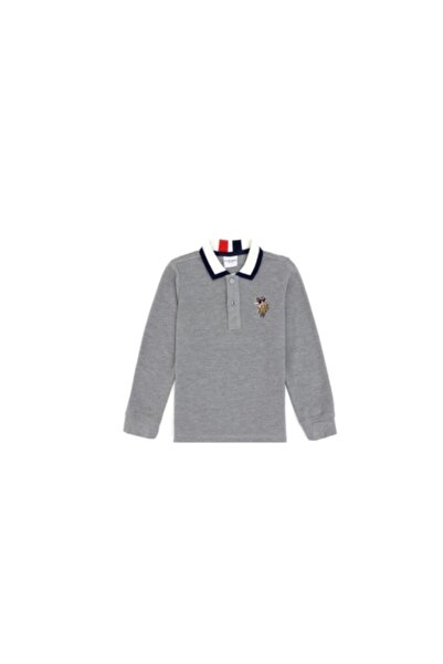U.S. Polo Assn. قميص بولو للأولاد برقبة كلاسيكية من النوع الثقيل GK5156