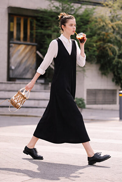 Touché Privé Crepe Gilet - Σχέδιο V-Neck