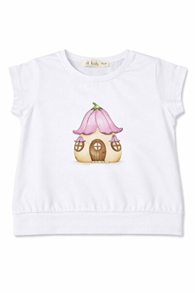 nk kids تي شيرت للفتيات الصغيرات 38614 ماجنوليا هاوس GKN0066