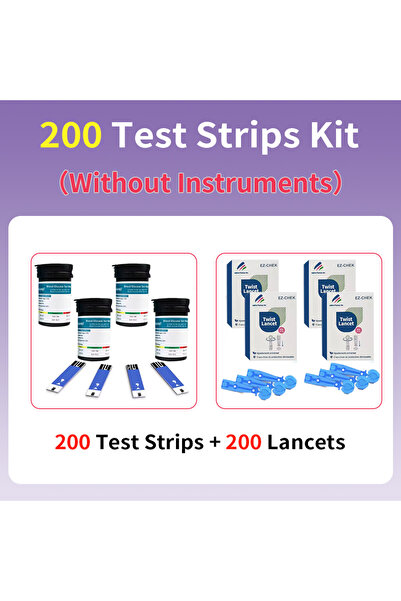 Choice3 200pc Test Strip kit 50/100/150/200 pcs for Blood Glucose Meter Test ...