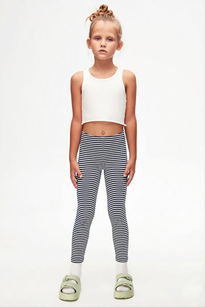 LOVETTI Καλοκαιρινό κολάν για κορίτσια με σχέδια Ringel