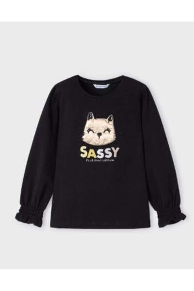MAYORAL Girl child 4071 curly kitty top gkm0034
