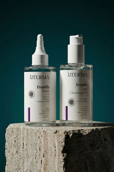 izderma Evenify Leke Karşıtı Yüz Yıkama Jeli & Evenify Tonic