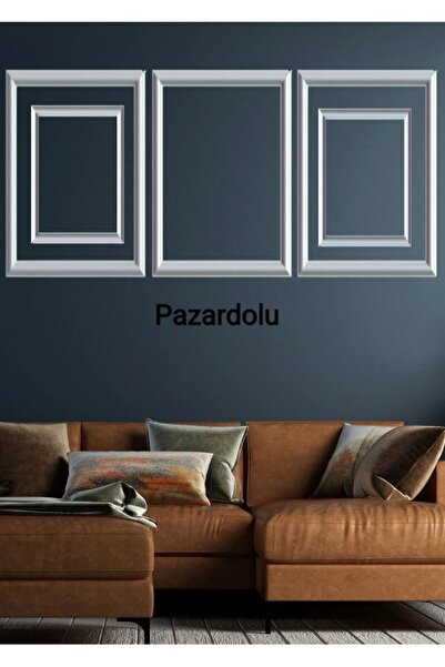 DECOGOLD PAZARDOLU Dekoratif Boyanabilir Duvar Çıtası Hazır Kesimli 2,5 Cm Çı...